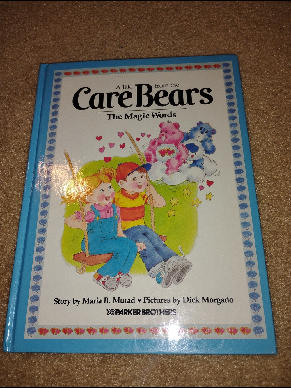 Vintage Care Bears: The Magic Words Hardcover Book